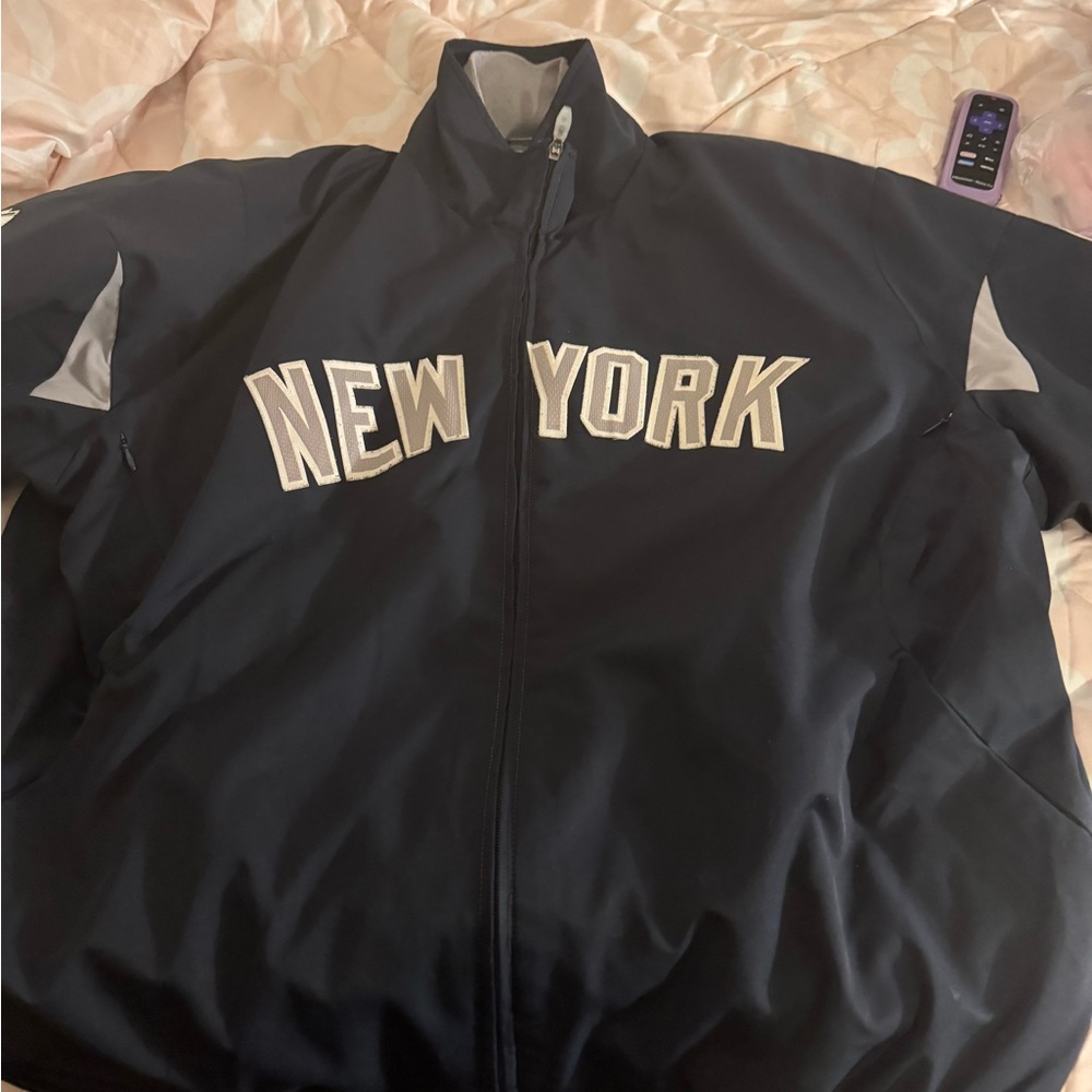 New York Yankee Navy Blue Bomber Jacket.